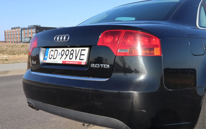 Audi A4 cena 12900 przebieg: 288000, rok produkcji 2005 z Gdańsk małe 121